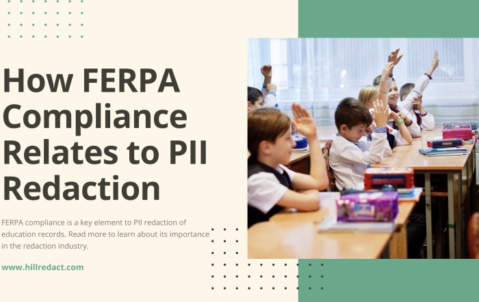 How FERPA Compliance Relates to PII Redaction