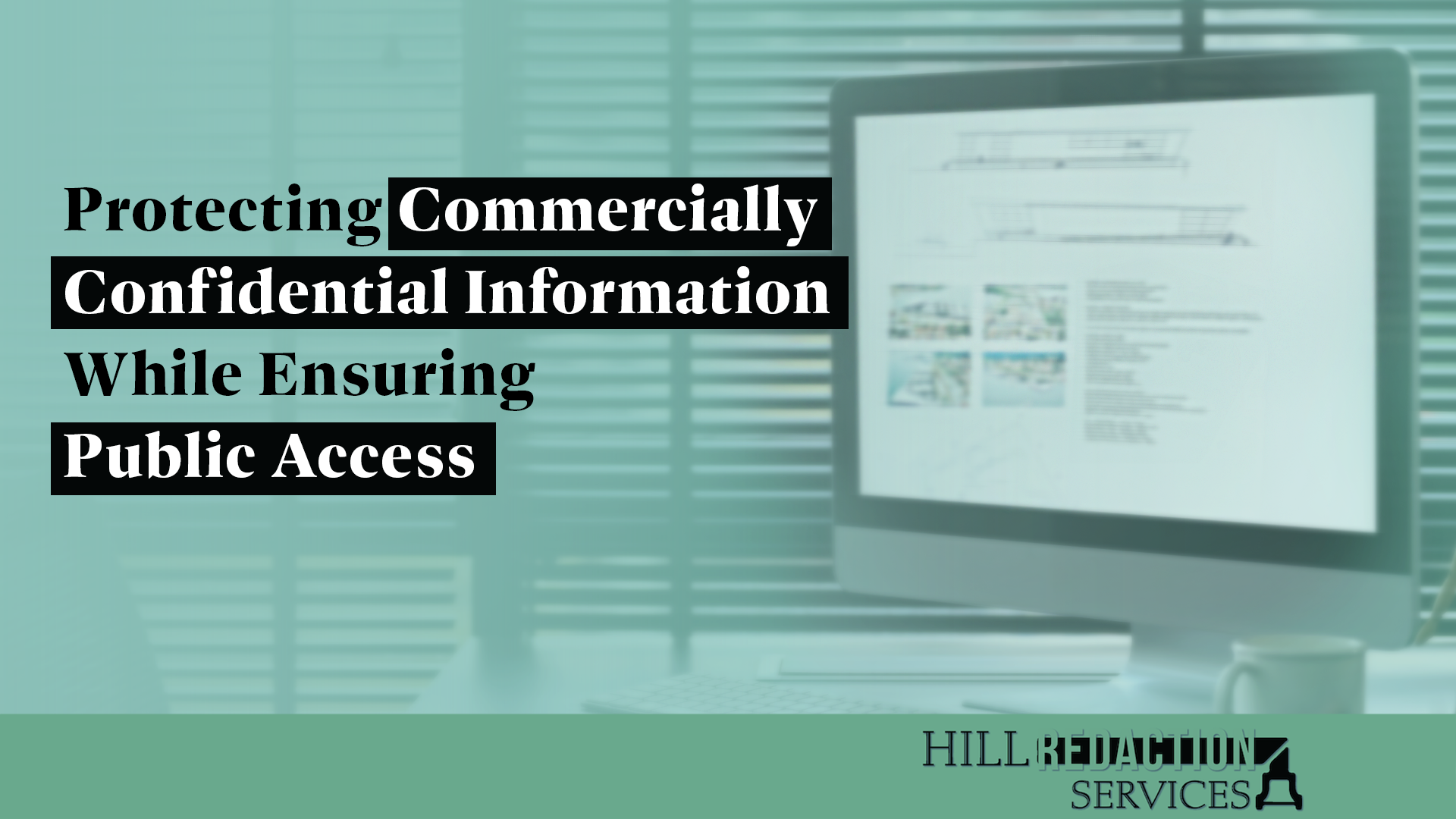 Protecting Commercially Confidential Information While Ensuring Public Access