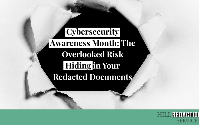 Hill Redaction- Protecting Sensitive Data from Hidden Document Vulnerabilities